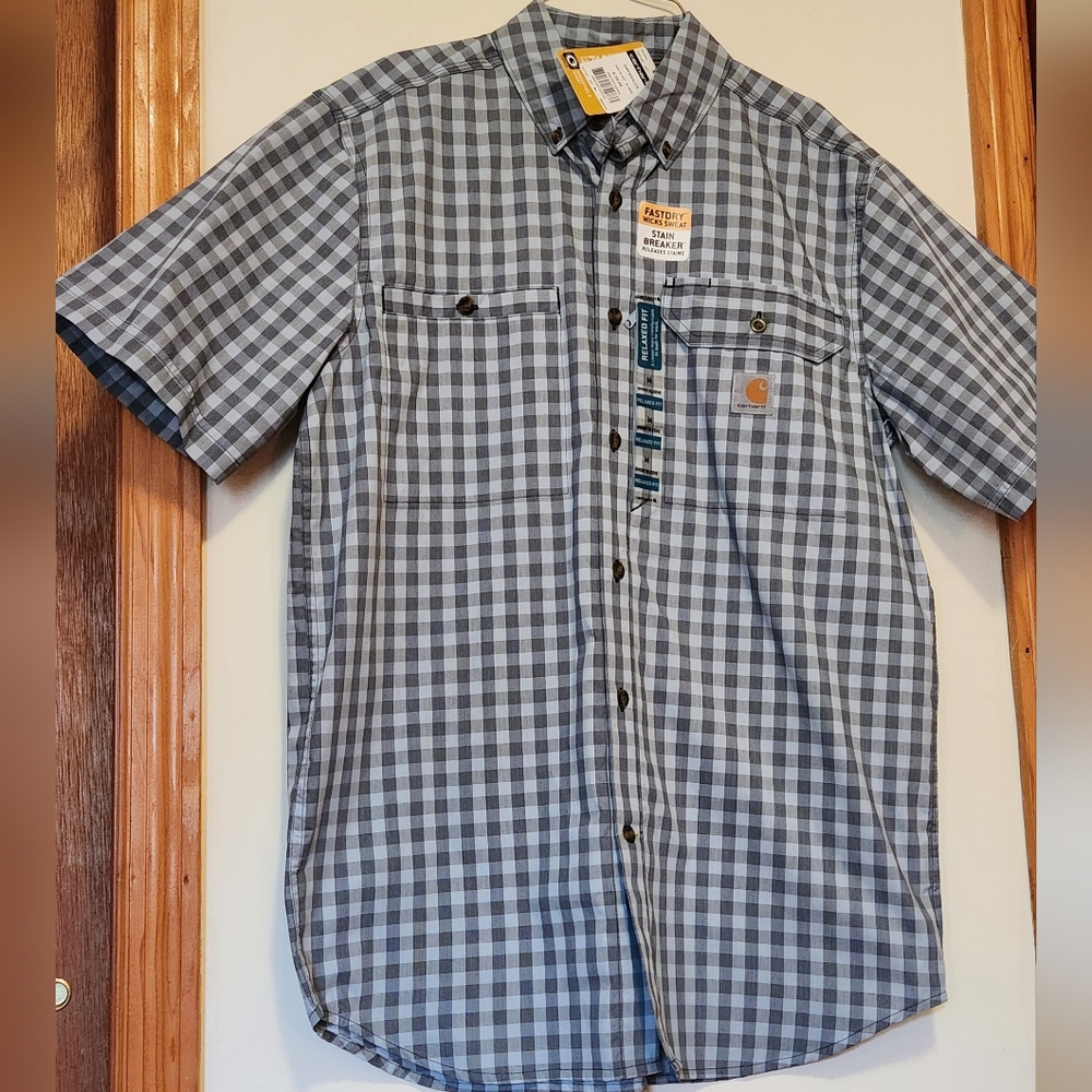 Carhartt Force Blue Ridgefield Shirt